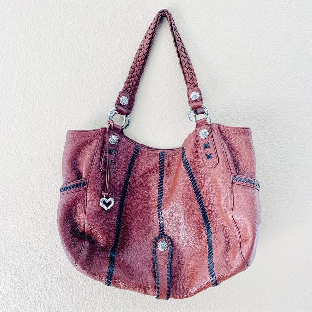 Brighton Pebbled Brown Mesa Bag